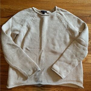 J Crew Beige Women's Crew Neck Sweater